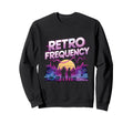 1980S Synthwave Frequency Sweatshirt - Novelty Apparel Men Women - T-Shirt, Sweatshirt, Hoodie