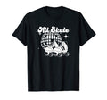 All Skate 70S Disco Roller Skating Rink T-Shirt - Minimalist Print Unisex - T-Shirt, Sweatshirt, Hoodie