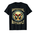 Antisocial Butterfly Gift T-Shirt - Aesthetic Graphic for Adults - T-Shirt, Sweatshirt, Hoodie