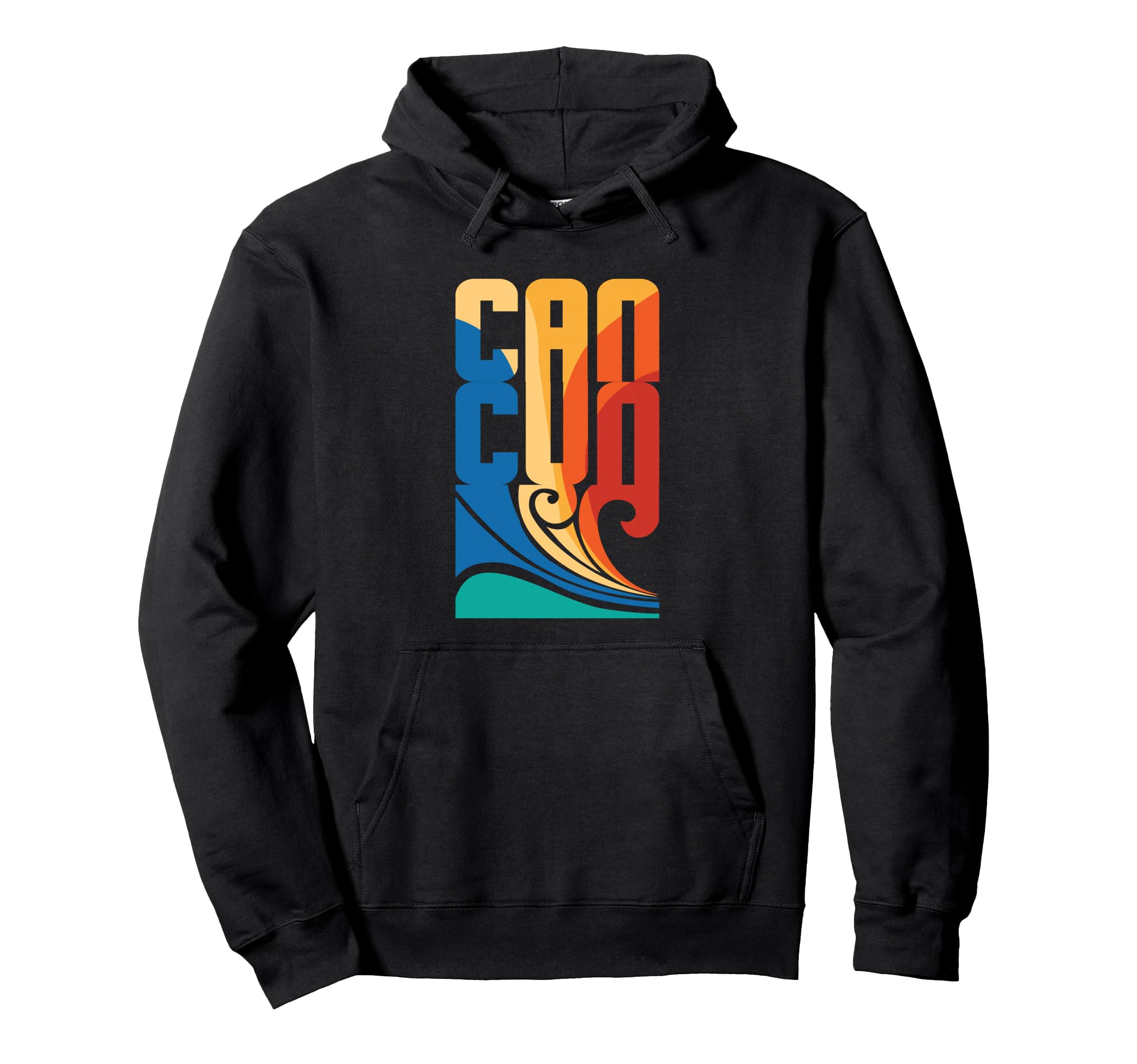 Cancun Waves Typography Mexico Beach Hoodie - Casual Everyday Wear Unisex - T-Shirt, Sweatshirt, Hoodie
