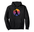 80S Padel Player Sunset Synthwave Sport Hoodie - Unique Graphic Men Women - T-Shirt, Sweatshirt, Hoodie