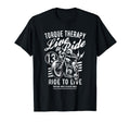Torque Therapy Motorcycle Rider Skull T-Shirt - Novelty Apparel Unisex - T-Shirt, Sweatshirt, Hoodie