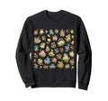 Floral Illustration Sweatshirt - Minimalist Print Unisex - T-Shirt, Sweatshirt, Hoodie