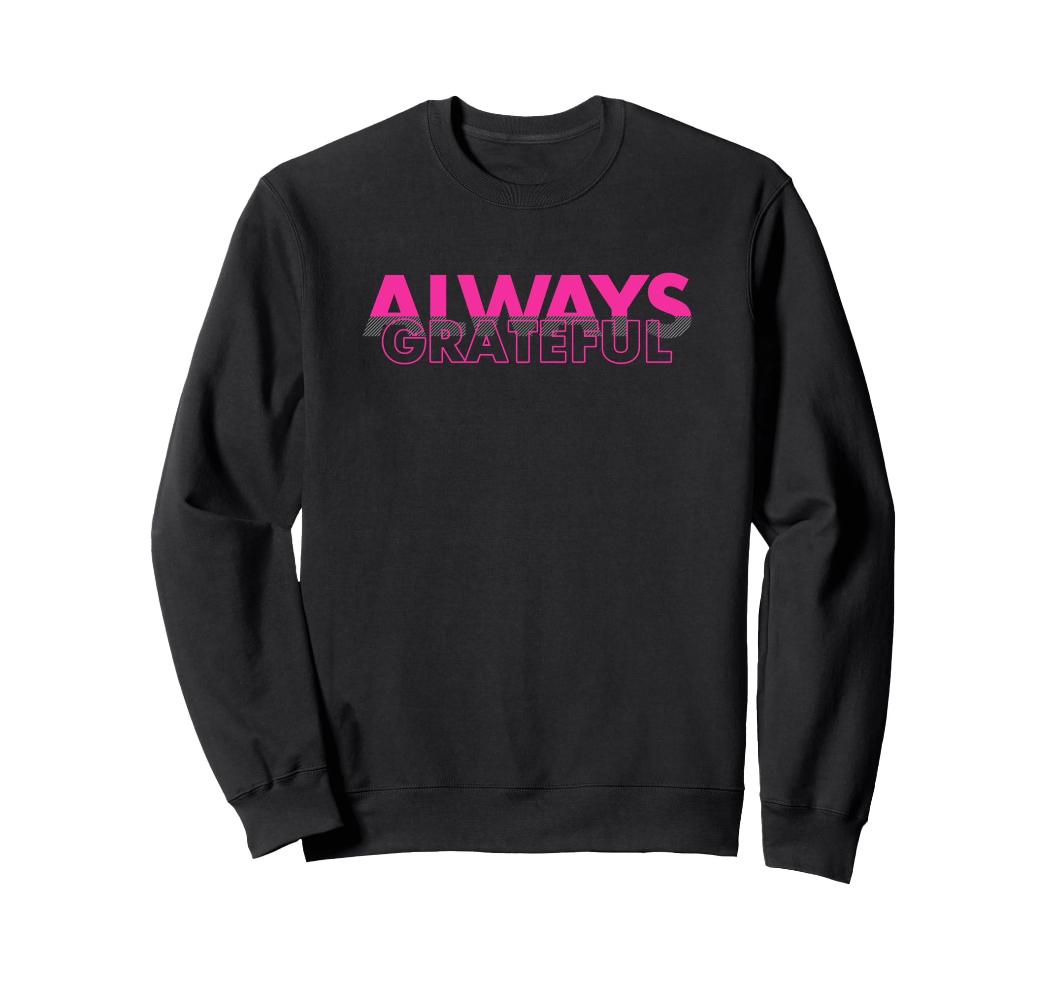 Gratitude Mindset Positive Vibes Sweatshirt - Minimalist Print Men Women - T-Shirt, Sweatshirt, Hoodie
