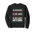 Human Resources Department Santa Sweatshirt - Minimalist Print Men Women - T-Shirt, Sweatshirt, Hoodie