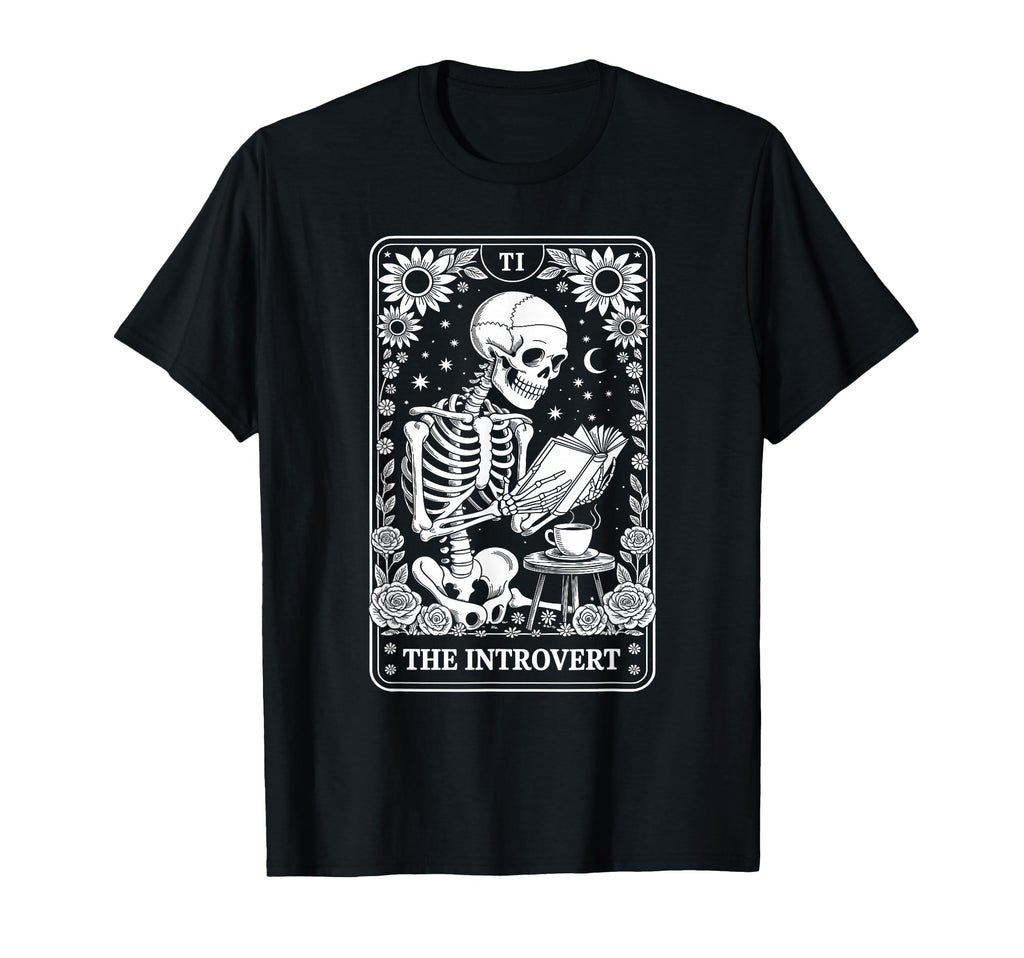 Introvert Tarot Indoorsy Antisocial T-Shirt - Trendy Graphic for Adults - T-Shirt, Sweatshirt, Hoodie