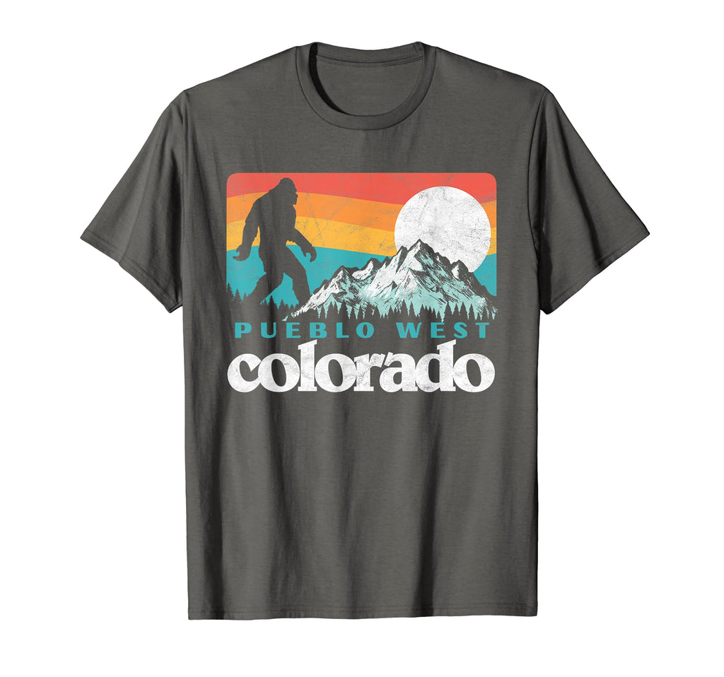 Pueblo West Colorado 80S Bigfoot T-Shirt - Unique Graphic for Adults - T-Shirt, Sweatshirt, Hoodie