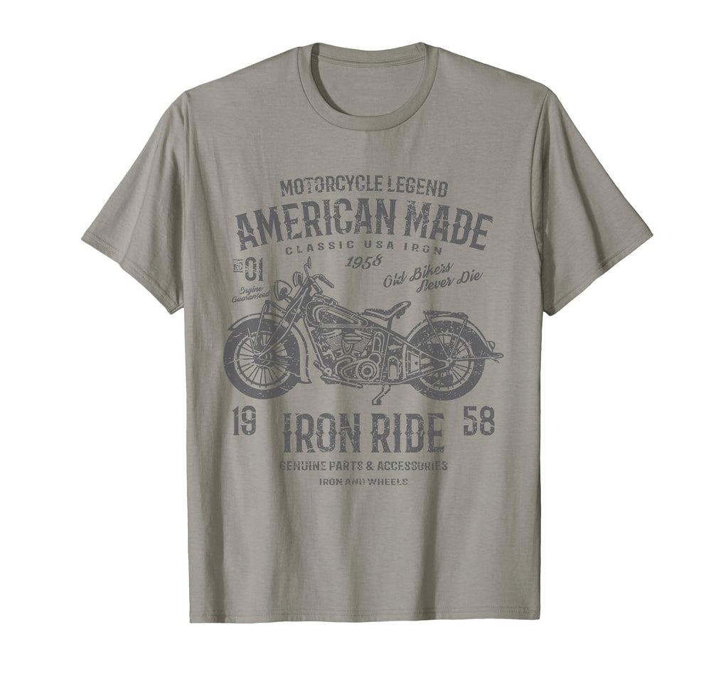 American Motorcycle Distressed T-Shirt - Aesthetic Graphic Unisex - T-Shirt, Sweatshirt, Hoodie