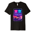 Japan Tokyo Street Race Car Synthwave 80S T-Shirt - Unique Graphic Unisex - T-Shirt, Sweatshirt, Hoodie
