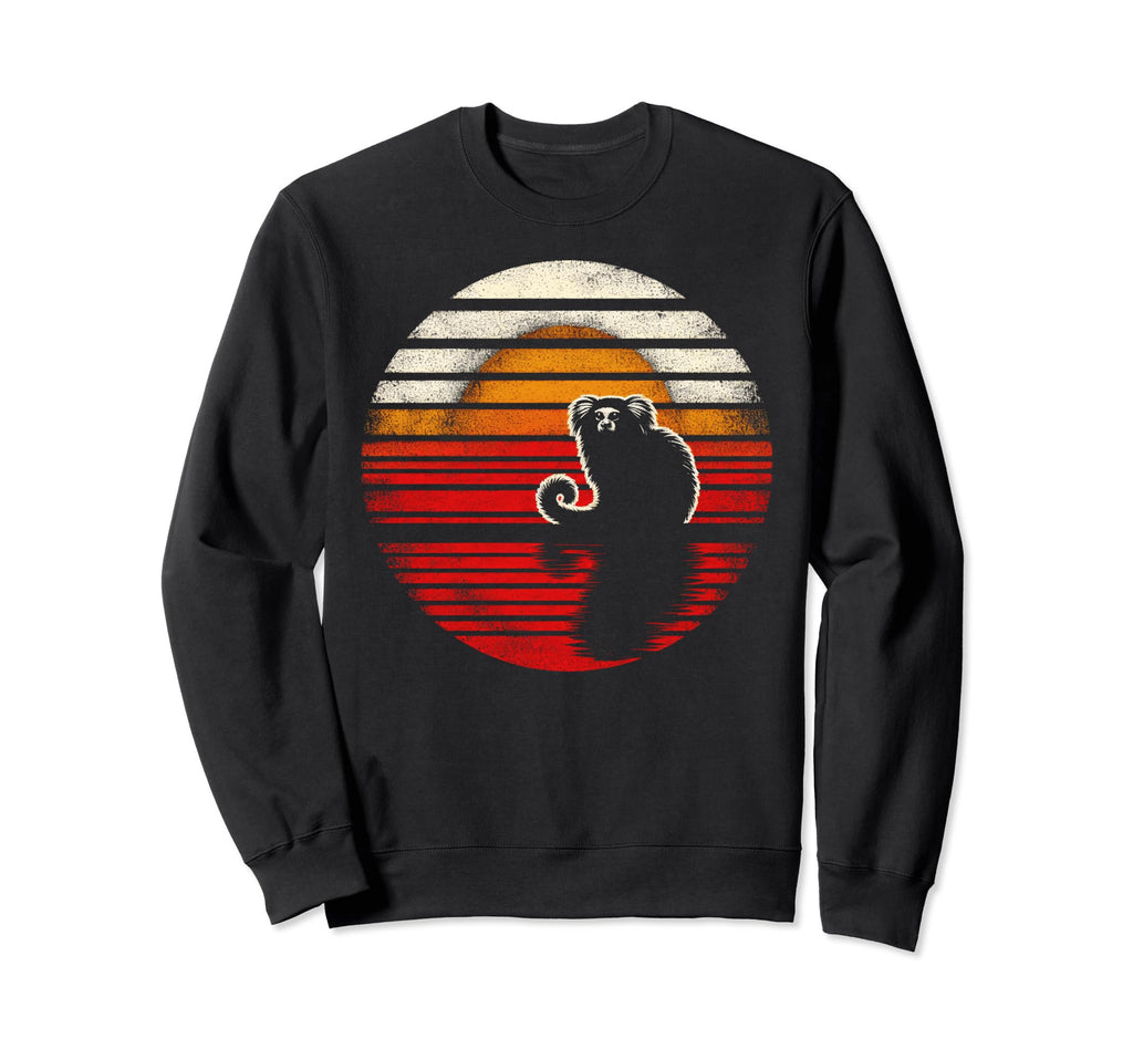 Marmoset Sunset Safari 70S Sweatshirt - Trendy Graphic Men Women - T-Shirt, Sweatshirt, Hoodie