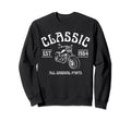 1964 Motorcycle Bikers Sixtieth Sweatshirt - Fun Novelty Design Unisex - T-Shirt, Sweatshirt, Hoodie