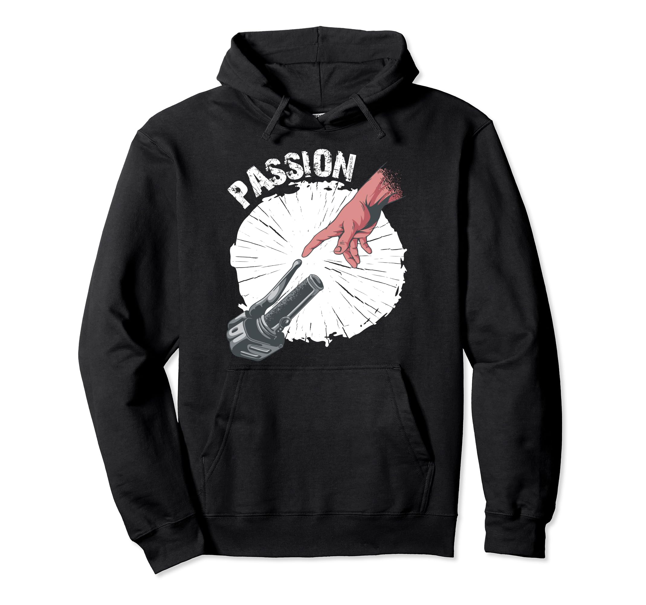 Motorcycle Passion Hoodie - Fun Novelty Design Men Women - T-Shirt, Sweatshirt, Hoodie