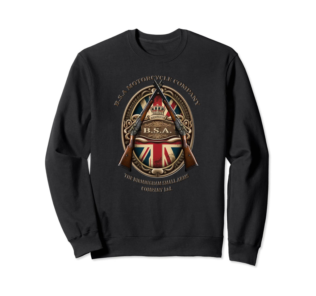 Bsa Motorcycle Badge Sweatshirt - Streetwear Style Men Women - T-Shirt, Sweatshirt, Hoodie