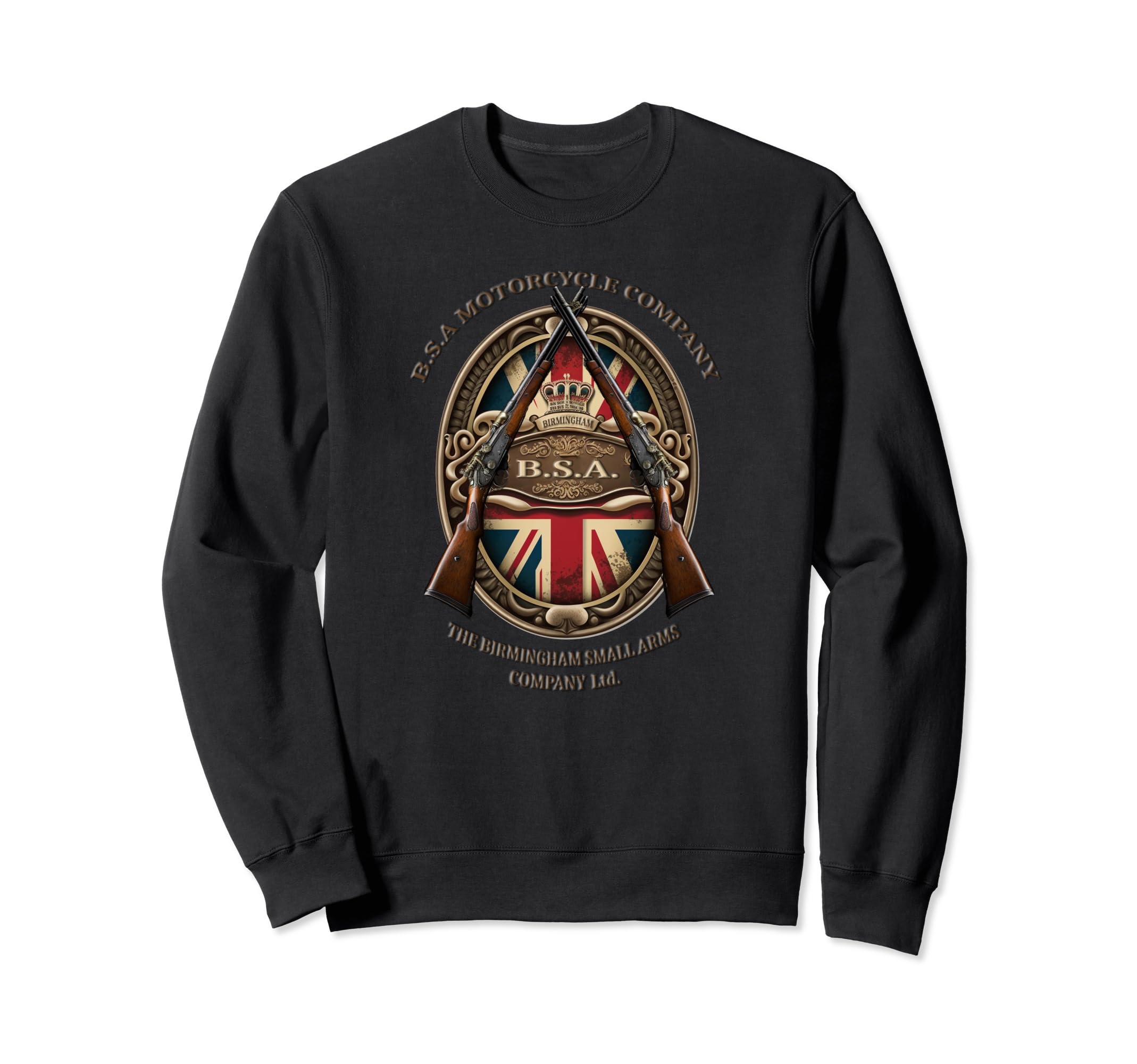 Bsa Motorcycle Badge Sweatshirt - Streetwear Style Men Women - T-Shirt, Sweatshirt, Hoodie