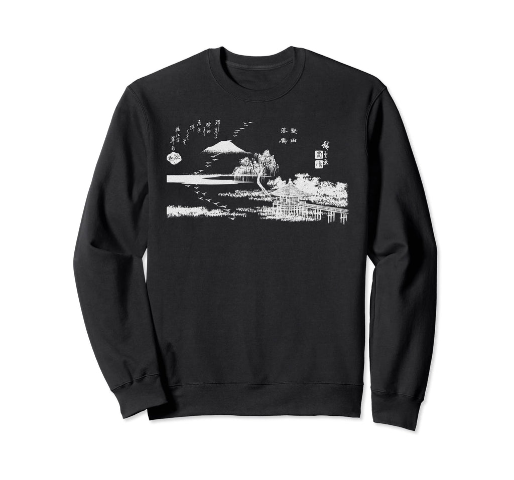 Famous Art Birds Katata Hiroshige Sweatshirt - Aesthetic Graphic Unisex - T-Shirt, Sweatshirt, Hoodie