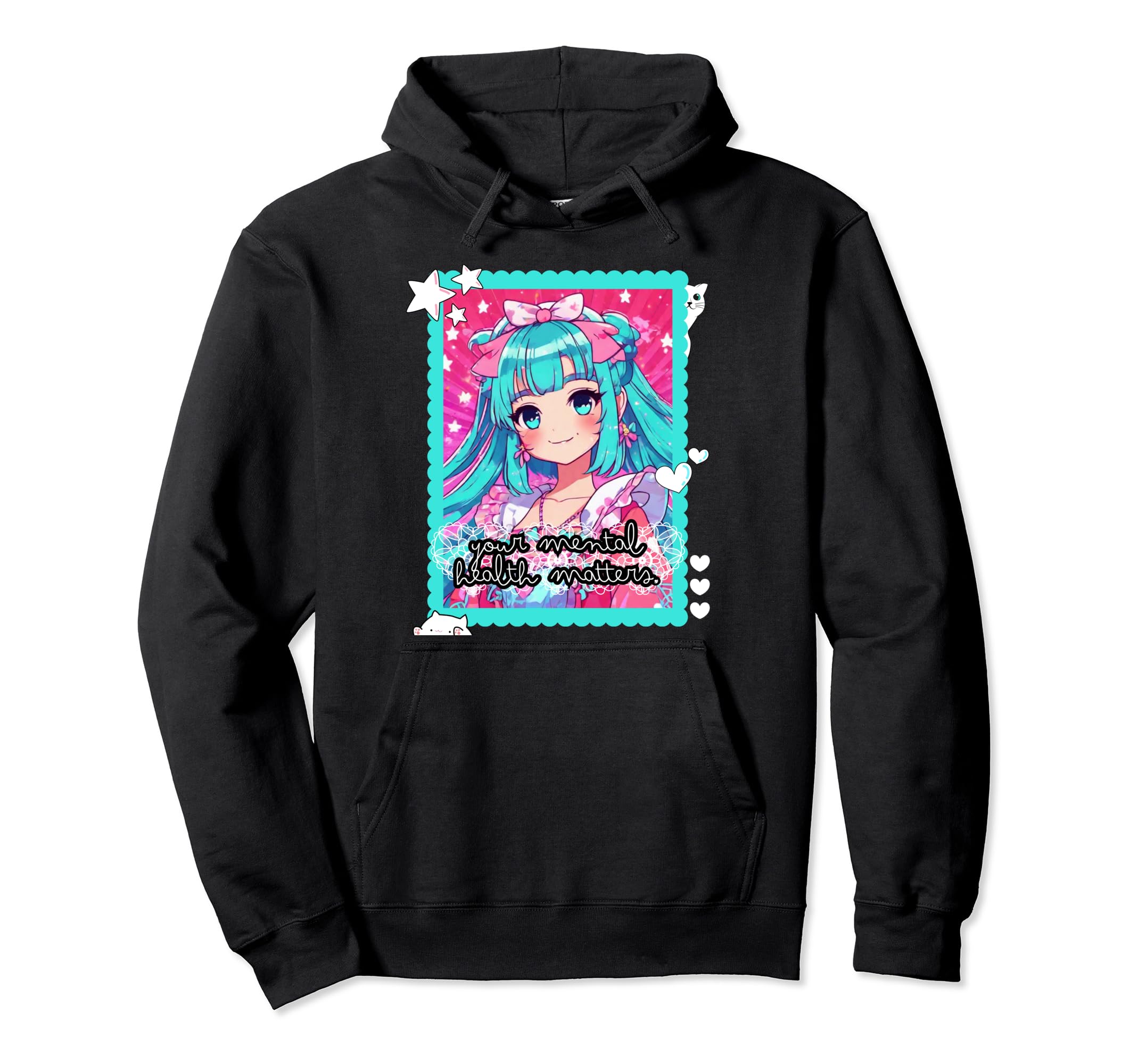 Kawaii Darkness Empowered Soul Anime Hoodie - Trendy Graphic Men Women - T-Shirt, Sweatshirt, Hoodie