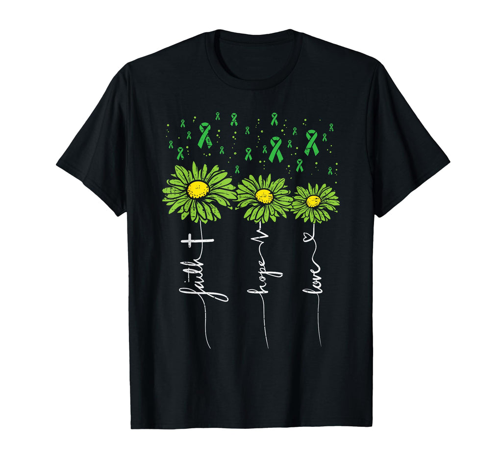 Mental Health Faith Hope Love Flower T-Shirt - Unique Graphic Unisex - T-Shirt, Sweatshirt, Hoodie