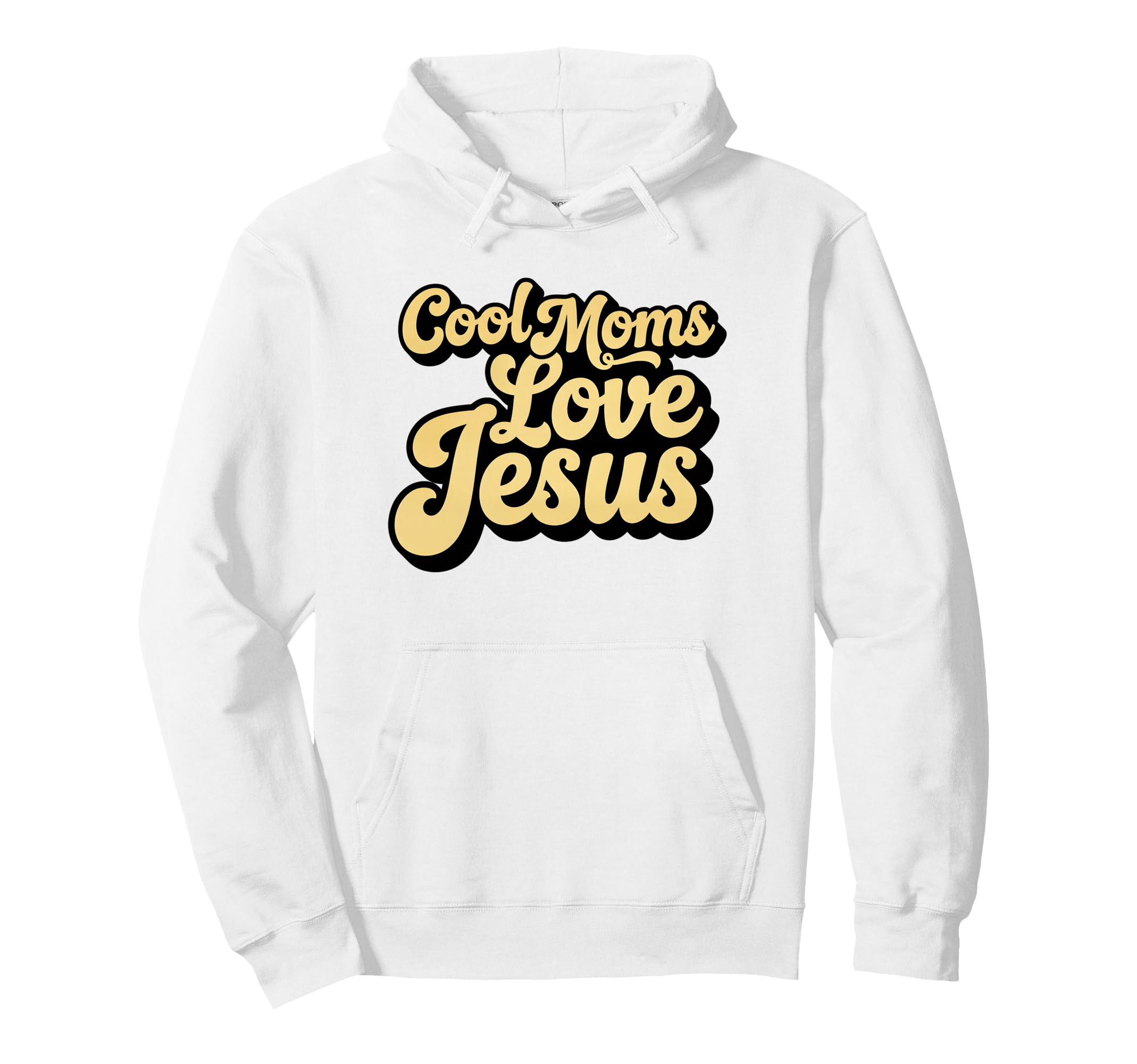 Moms Love Jesus Popular Christian Mom Hoodie - Minimalist Print Men Women - T-Shirt, Sweatshirt, Hoodie