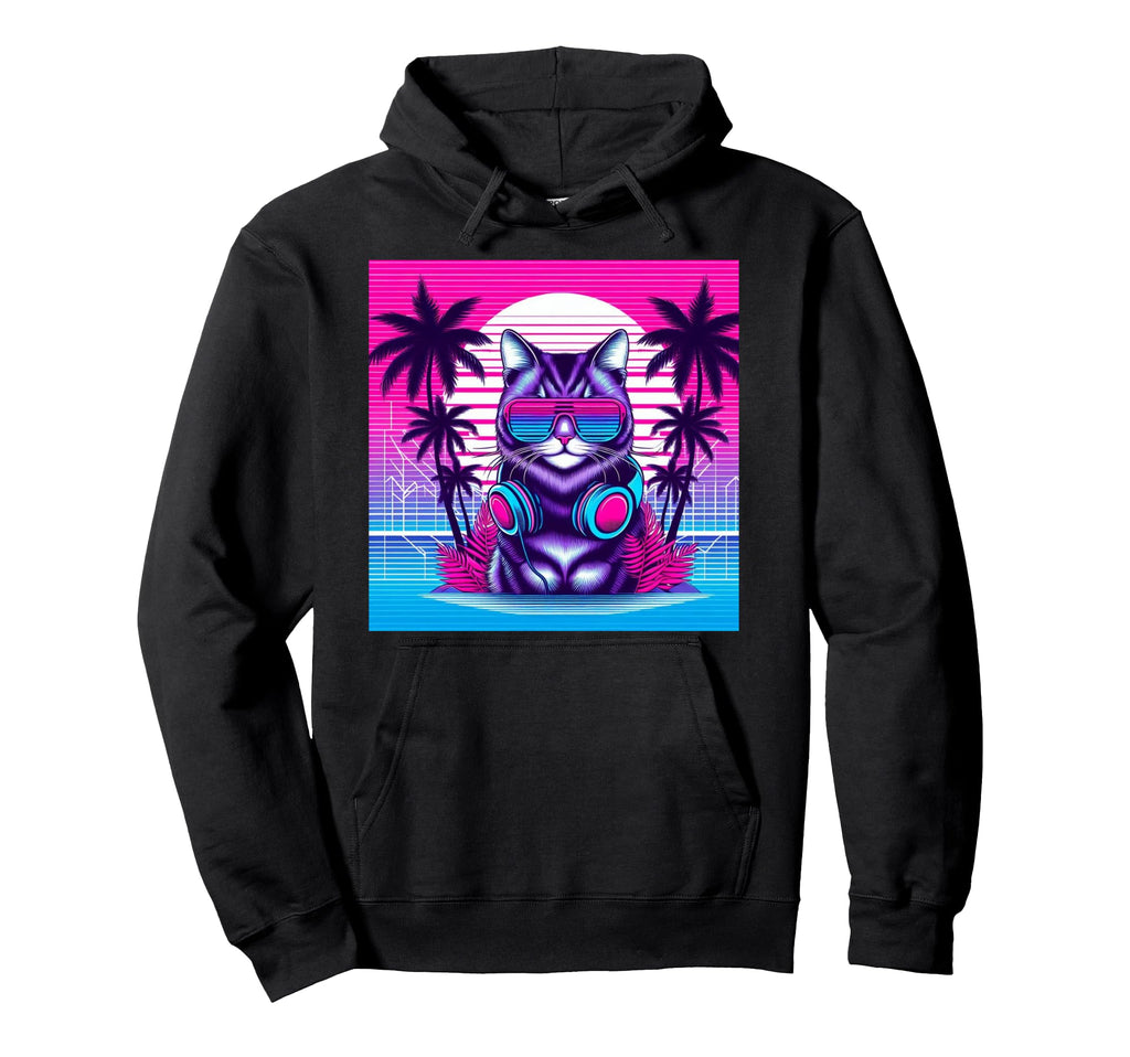 Synthwave Retrowave Vaporwave Outrun Hoodie - Unique Graphic Unisex - T-Shirt, Sweatshirt, Hoodie