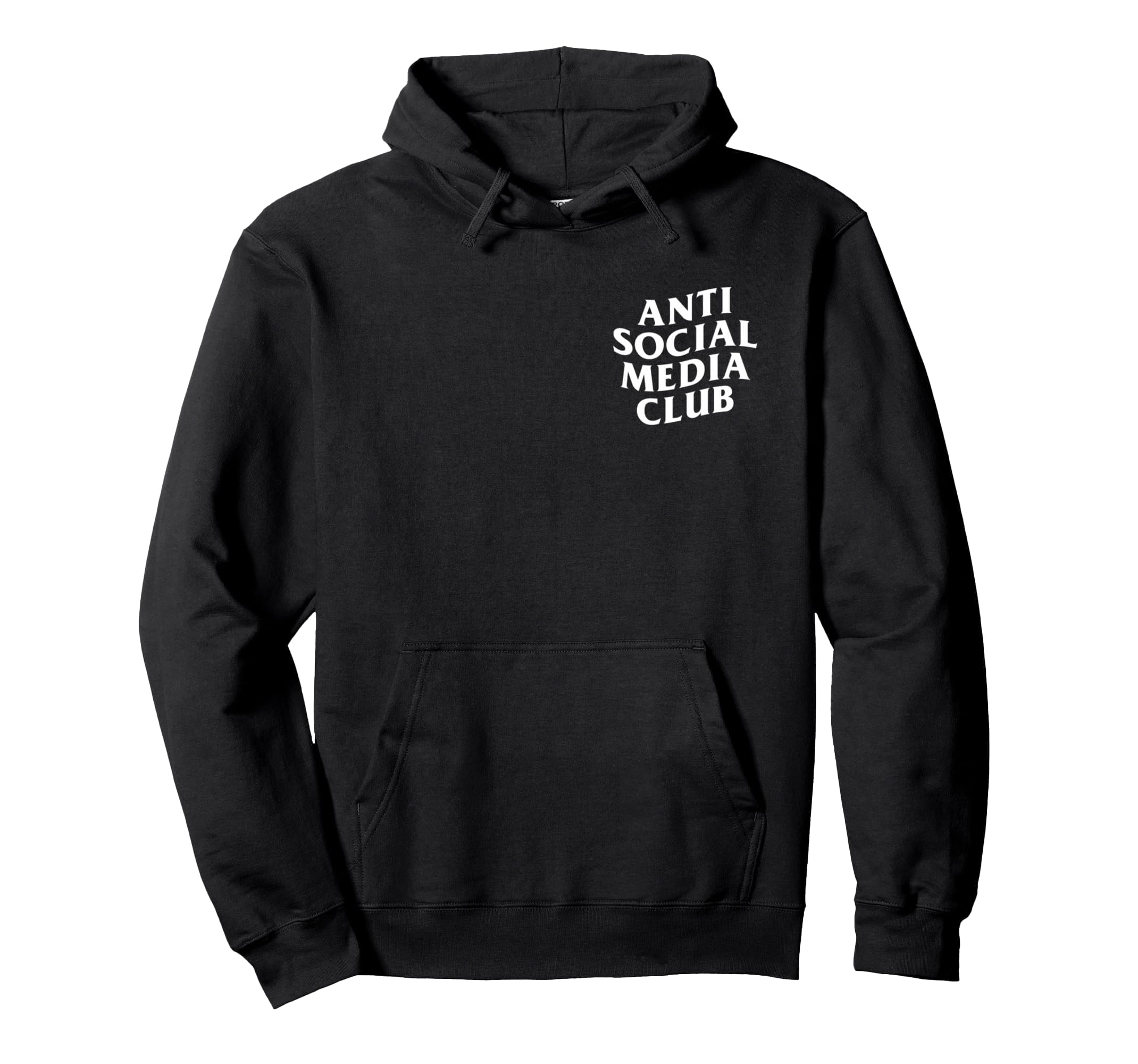 Anti Social Media Club Introverts Real Hoodie - Minimalist Print Unisex - T-Shirt, Sweatshirt, Hoodie