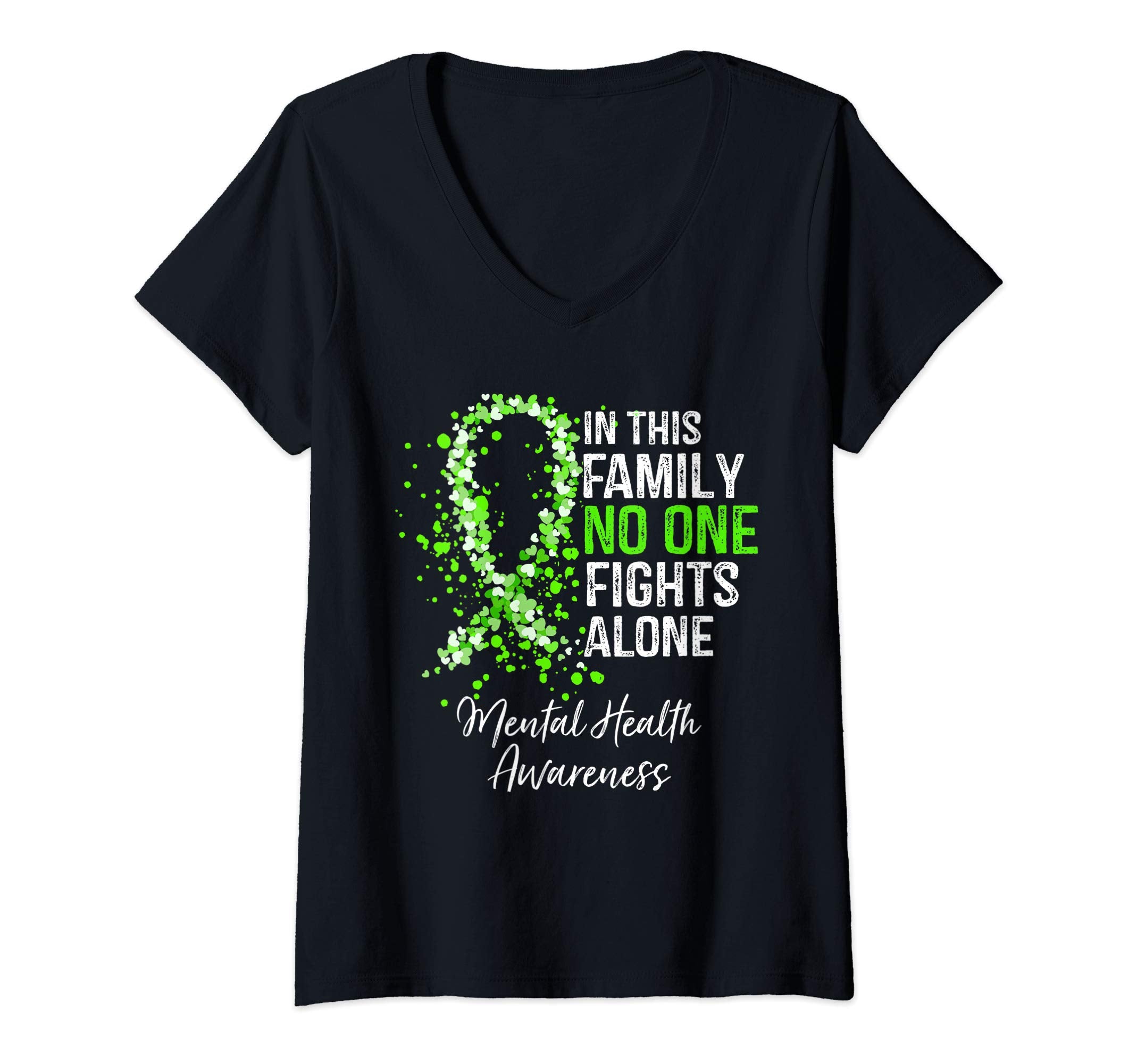 Womens This Family No One Fights Alone T-Shirt - Novelty Apparel Unisex - T-Shirt, Sweatshirt, Hoodie