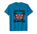 Antisocial Gothic Butterfly Aesthetic T-Shirt - Custom Art Print Men Women - T-Shirt, Sweatshirt, Hoodie