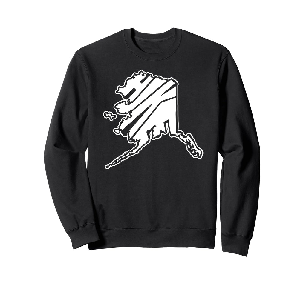 Hike Alaska State Outdoor Hiking Sweatshirt - Custom Art Print Men Women - T-Shirt, Sweatshirt, Hoodie