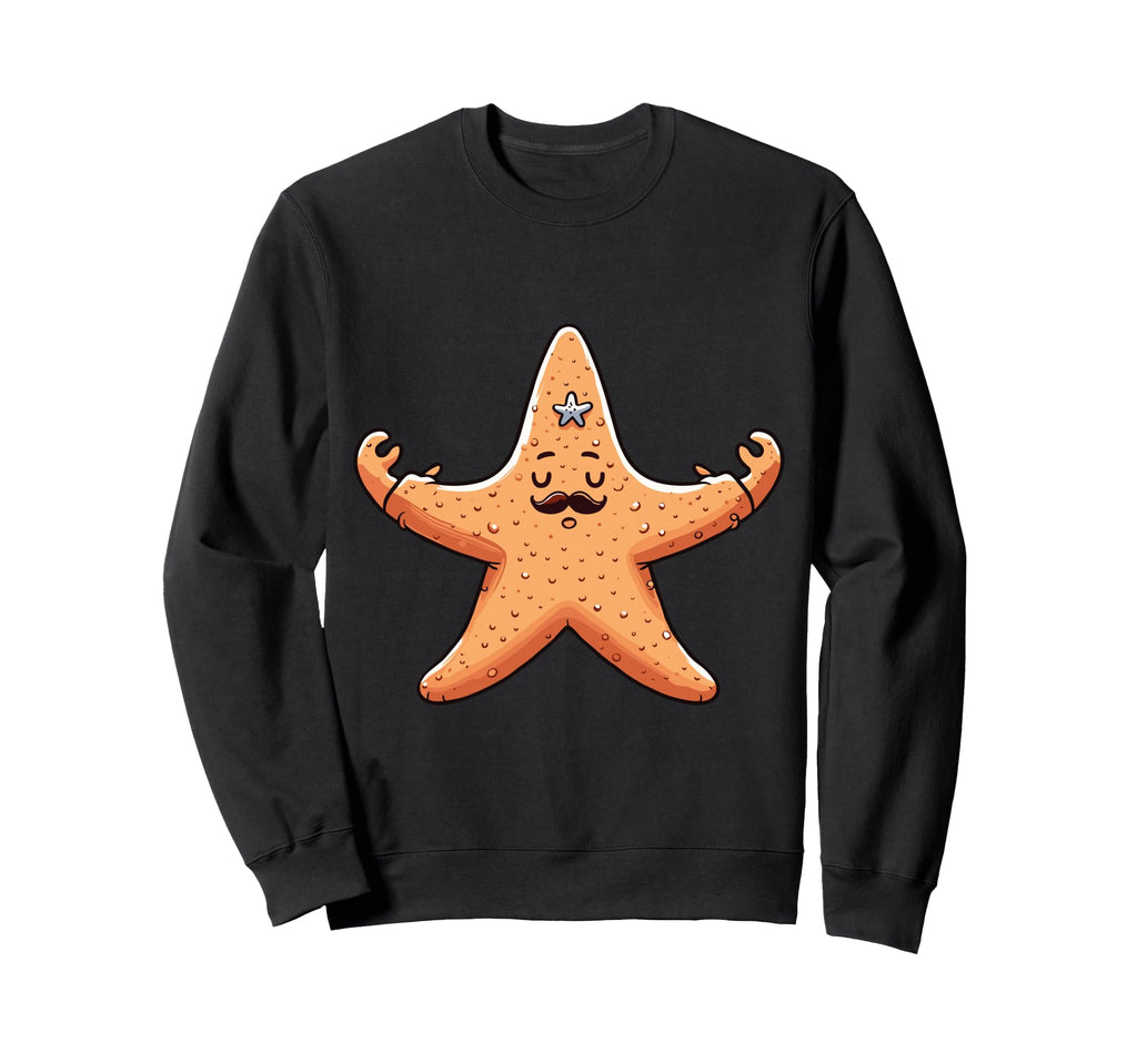Meditation Starfish Yoga Pose Sweatshirt - Fun Novelty Design Unisex - T-Shirt, Sweatshirt, Hoodie