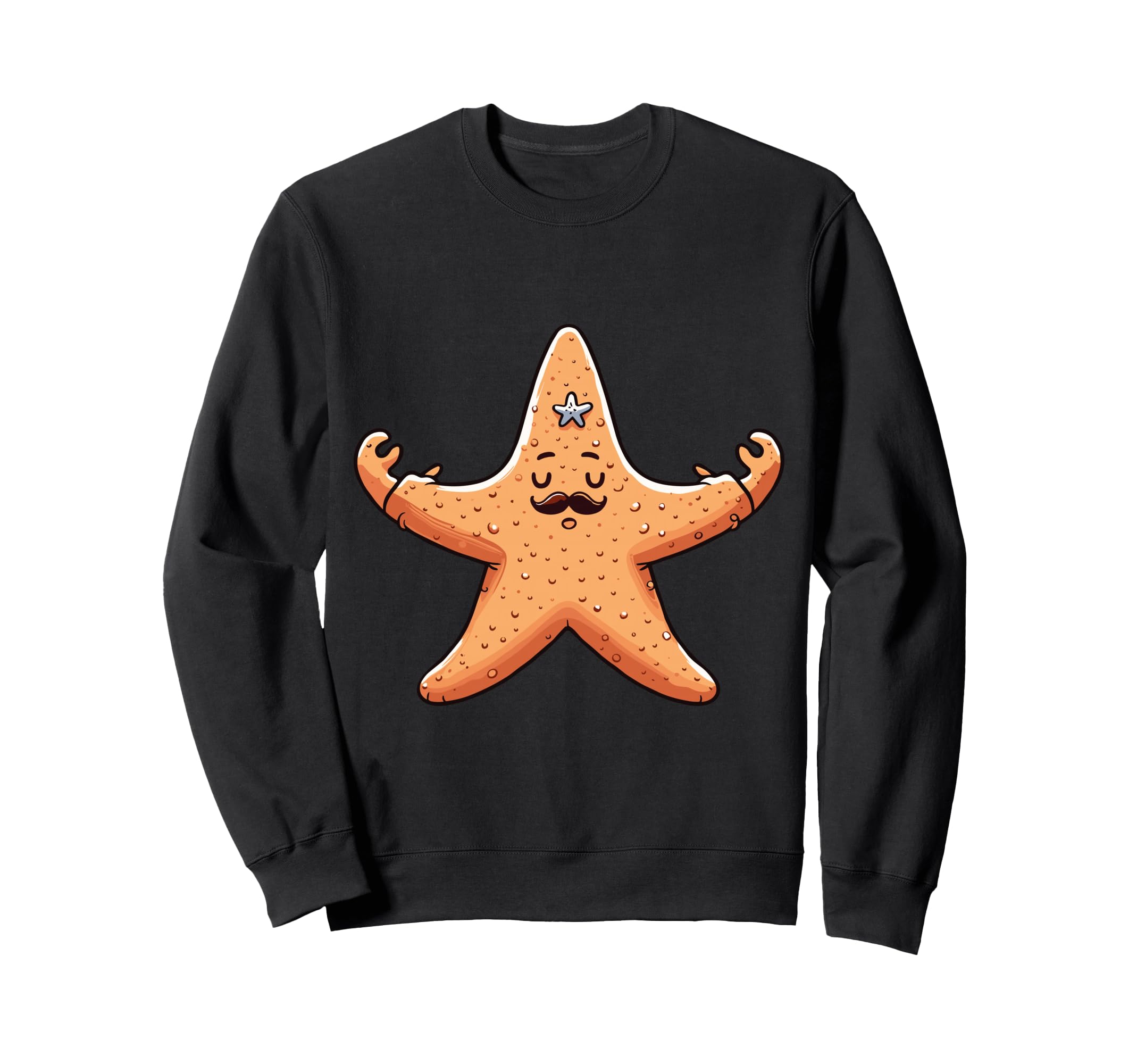 Meditation Starfish Yoga Pose Sweatshirt - Fun Novelty Design Unisex - T-Shirt, Sweatshirt, Hoodie