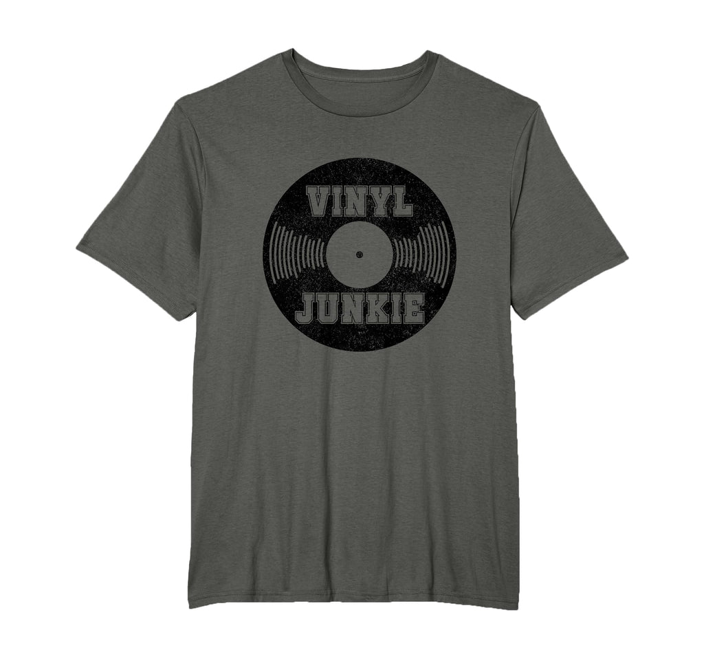 Vinyl Junkie Old School Music Dj Gift T-Shirt - Streetwear Style Men Women - T-Shirt, Sweatshirt, Hoodie