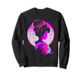 Vaporwave Geisha 80S Synthwave 40 Sweatshirt - Minimalist Print Men Women - T-Shirt, Sweatshirt, Hoodie