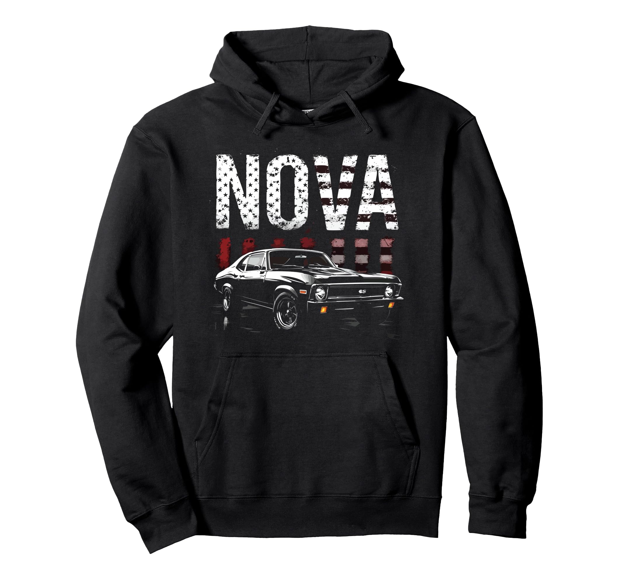 1969 69 Nova Ss Old School American Flag Hoodie - Unique Graphic Men Women - T-Shirt, Sweatshirt, Hoodie