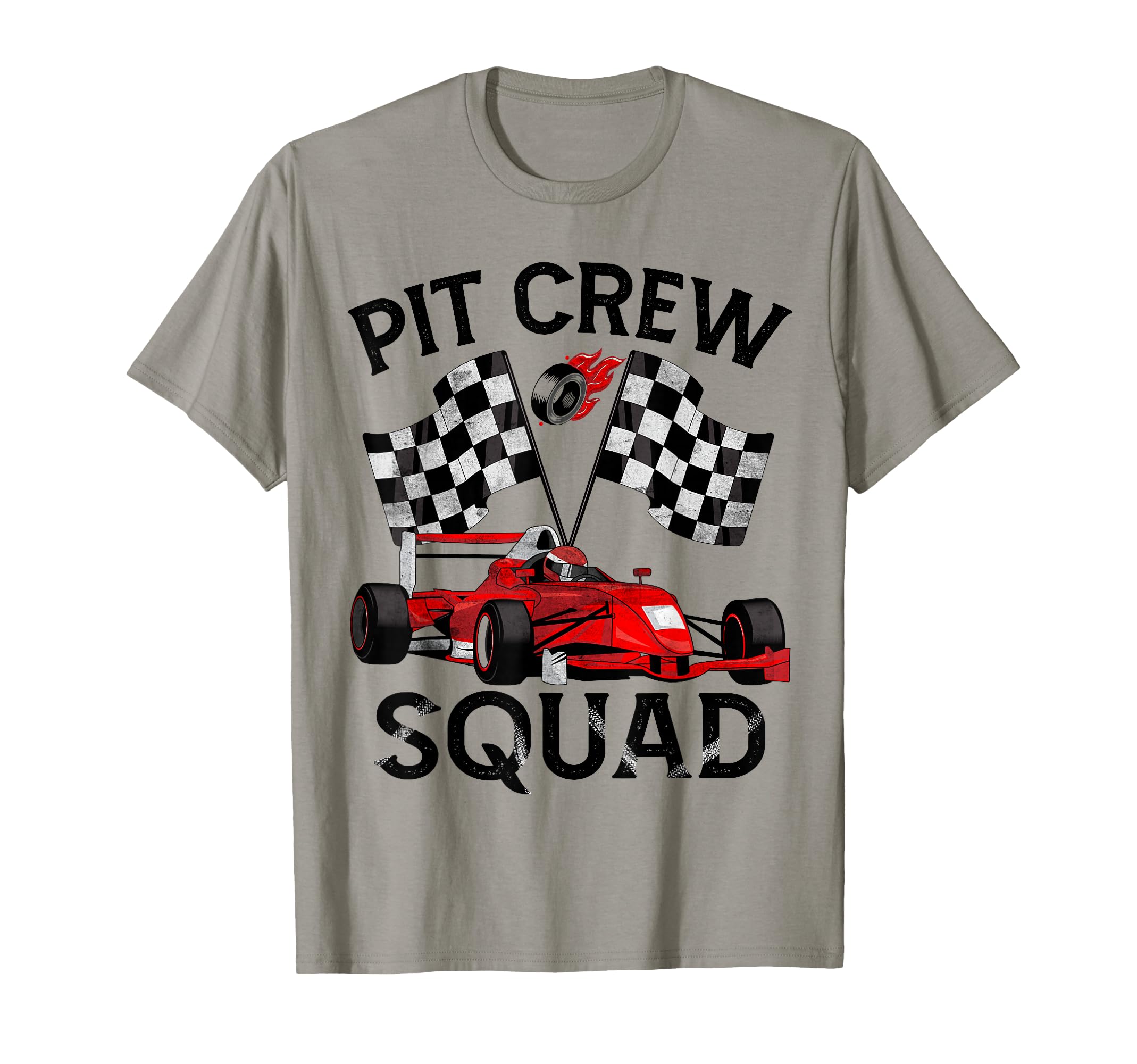 Pit Crew Squad Race Car Birthday Party T-Shirt - Novelty Apparel Unisex - T-Shirt, Sweatshirt, Hoodie
