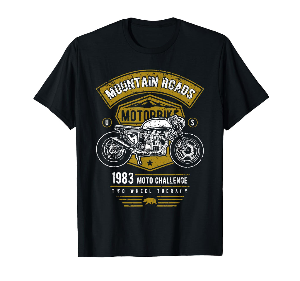 Mountain Roads Motorcycle Challenge T-Shirt - Streetwear Style for Adults - T-Shirt, Sweatshirt, Hoodie