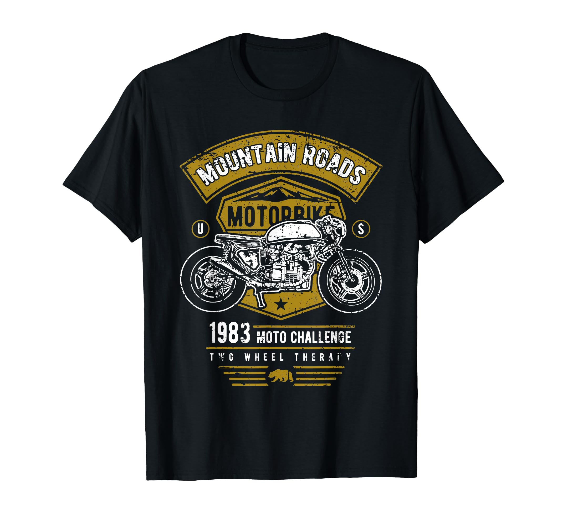 Mountain Roads Motorcycle Challenge T-Shirt - Streetwear Style for Adults - T-Shirt, Sweatshirt, Hoodie