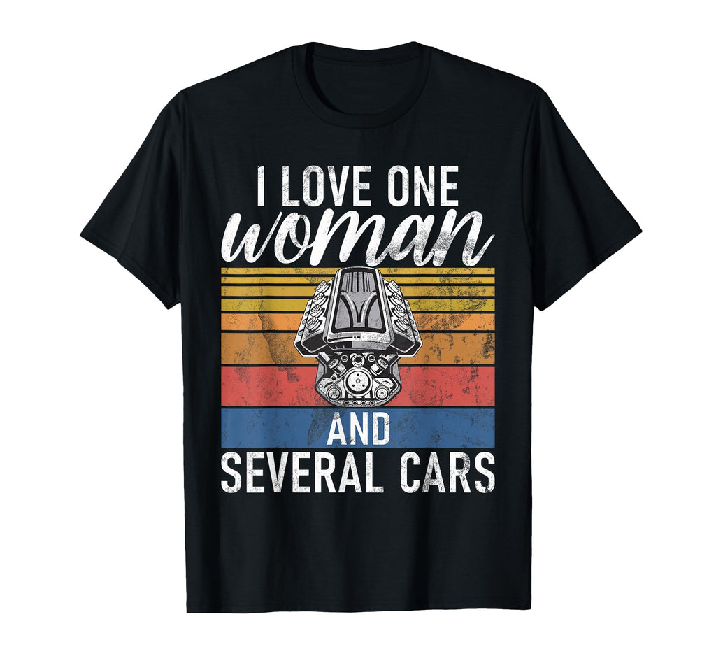 I Love One And Several Cars Muscle Car T-Shirt - Streetwear Style Unisex - T-Shirt, Sweatshirt, Hoodie