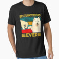 Vintage best Samoyed dad ever - Adult & Kids T-Shirts, Sweatshirts & Hoodies apparel design preview 1