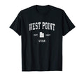 West Point Utah Ut Athletic Sports T-Shirt - Casual Everyday Wear Men Women - T-Shirt, Sweatshirt, Hoodie