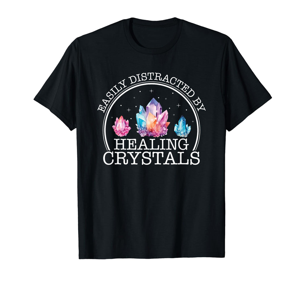 Funny Gemstone Chakra Healer Spiritual T-Shirt - Graphic Print Men Women - T-Shirt, Sweatshirt, Hoodie