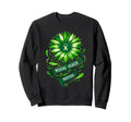 Green Floral Mental Health Is Sweatshirt - Custom Art Print Men Women - T-Shirt, Sweatshirt, Hoodie