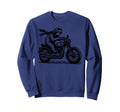Sloth Riding Motorcycle Sweatshirt - Custom Art Print Unisex - T-Shirt, Sweatshirt, Hoodie