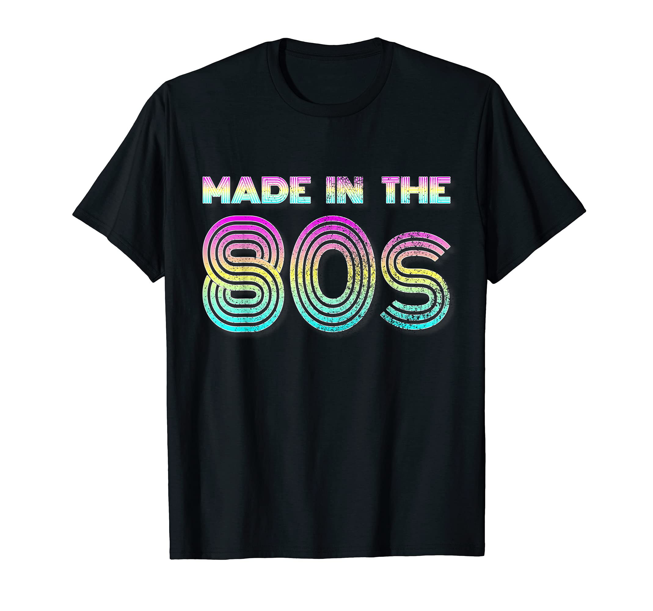 Made 80S 1980S Neon Millenials Pun T-Shirt - Casual Everyday Wear Men Women - T-Shirt, Sweatshirt, Hoodie
