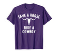 Save Horse Ride Cowboy Cowboy T-Shirt - Graphic Print Unisex - T-Shirt, Sweatshirt, Hoodie