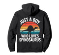 Just Who Loves Spinosaurus Dinosaur Hoodie - Aesthetic Graphic Unisex - T-Shirt, Sweatshirt, Hoodie