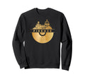 Vinyl Record Player Music Skyline Sweatshirt - Unique Graphic for Adults - T-Shirt, Sweatshirt, Hoodie