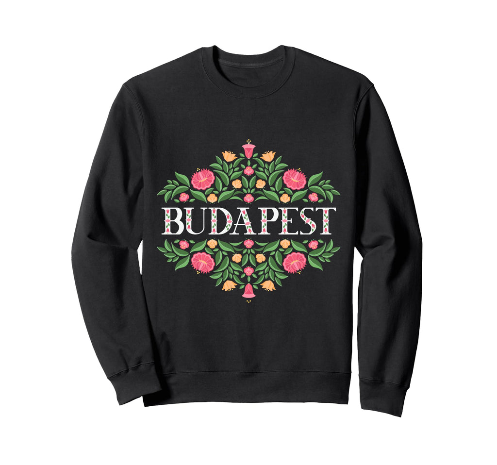 Hungarian Roses Budapest Hungary Sweatshirt - Minimalist Print Unisex - T-Shirt, Sweatshirt, Hoodie