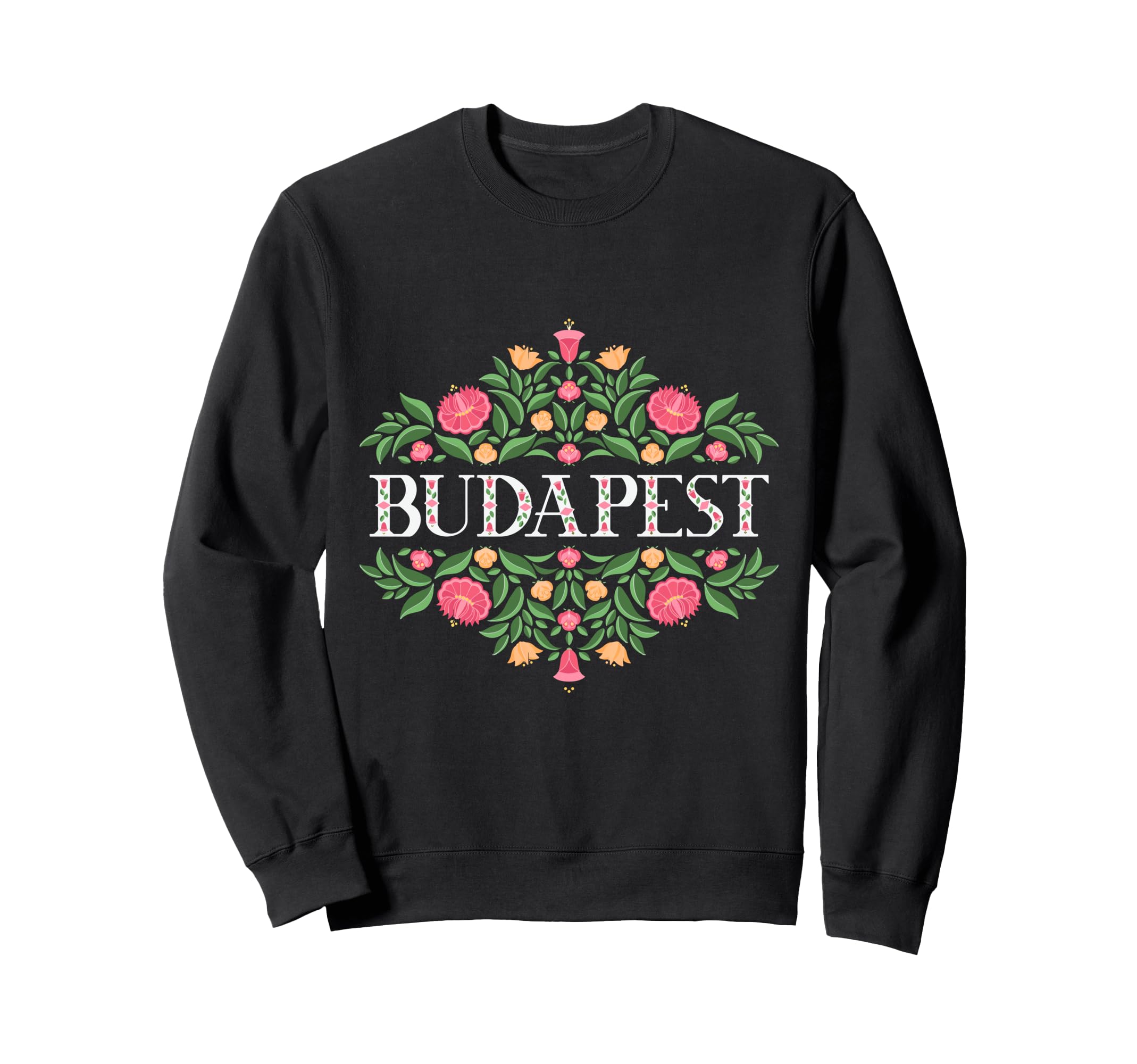 Hungarian Roses Budapest Hungary Sweatshirt - Minimalist Print Unisex - T-Shirt, Sweatshirt, Hoodie