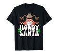 Western Howdy Santa Cowboy Boots T-Shirt - Trendy Graphic for Adults - T-Shirt, Sweatshirt, Hoodie