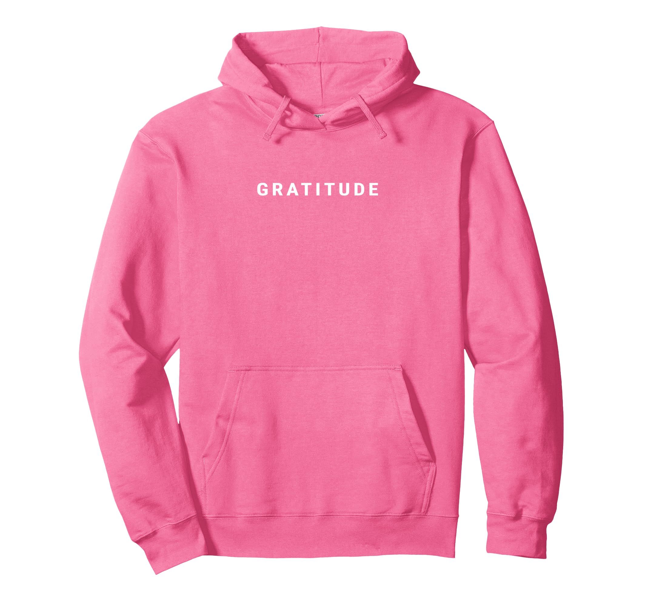 Gratitude Minimalist Hoodie - Unique Graphic Men Women - T-Shirt, Sweatshirt, Hoodie