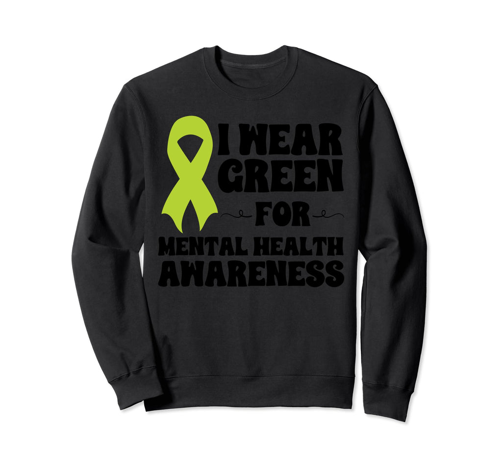 Rainbow May I Wear Green Mental Sweatshirt - Custom Art Print Men Women - T-Shirt, Sweatshirt, Hoodie